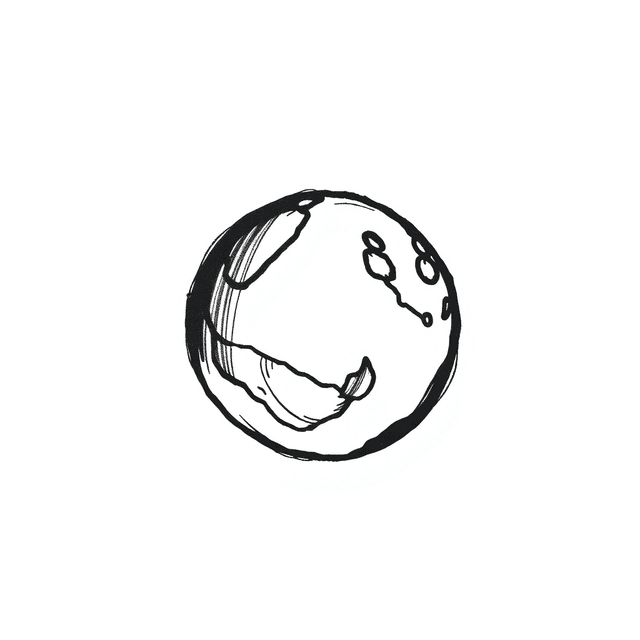 Planet Tattoo on Wrist