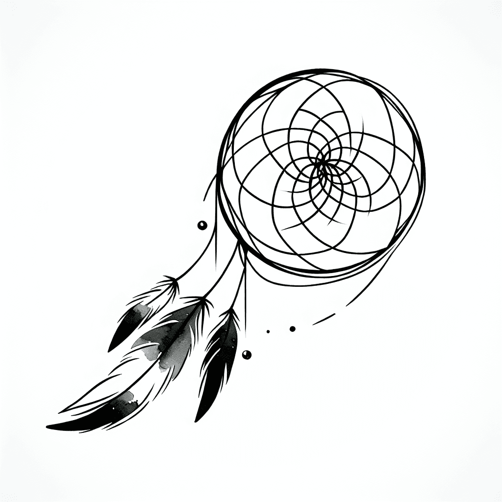 Watercolor Dream Catcher