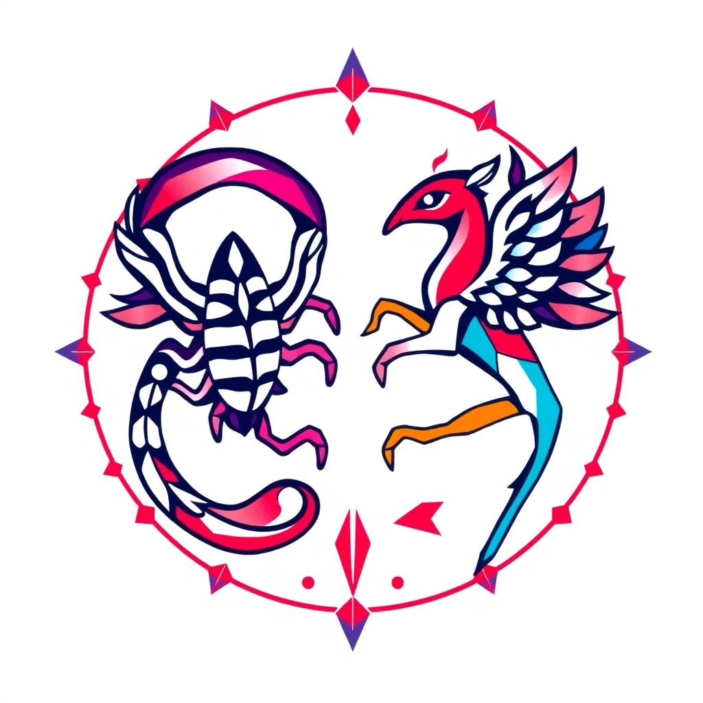 Tattoos For Scorpio And Aries Combination