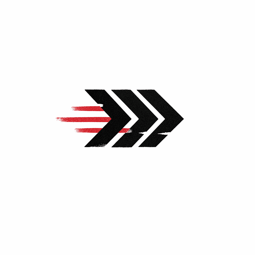 Minimalist "Arrow Forward" Tattoo Design