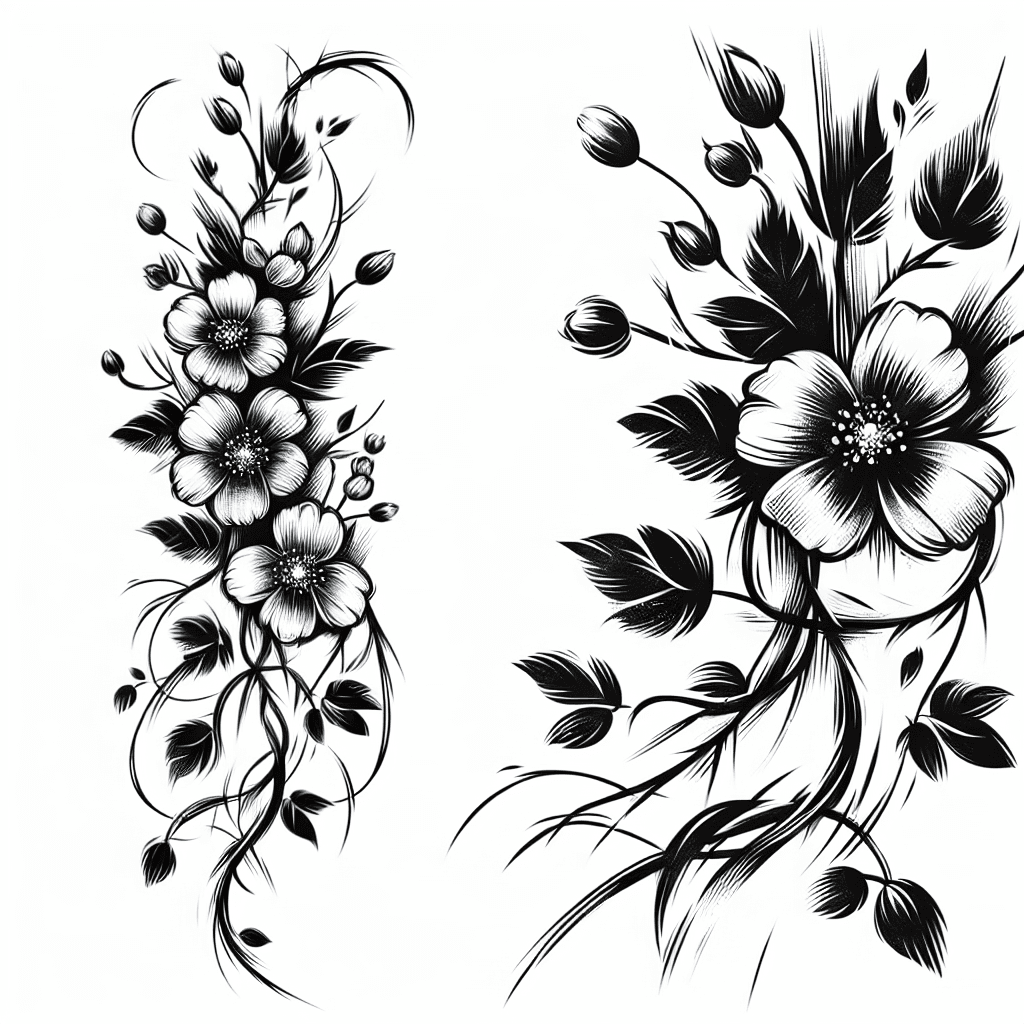 Flowers On Vine