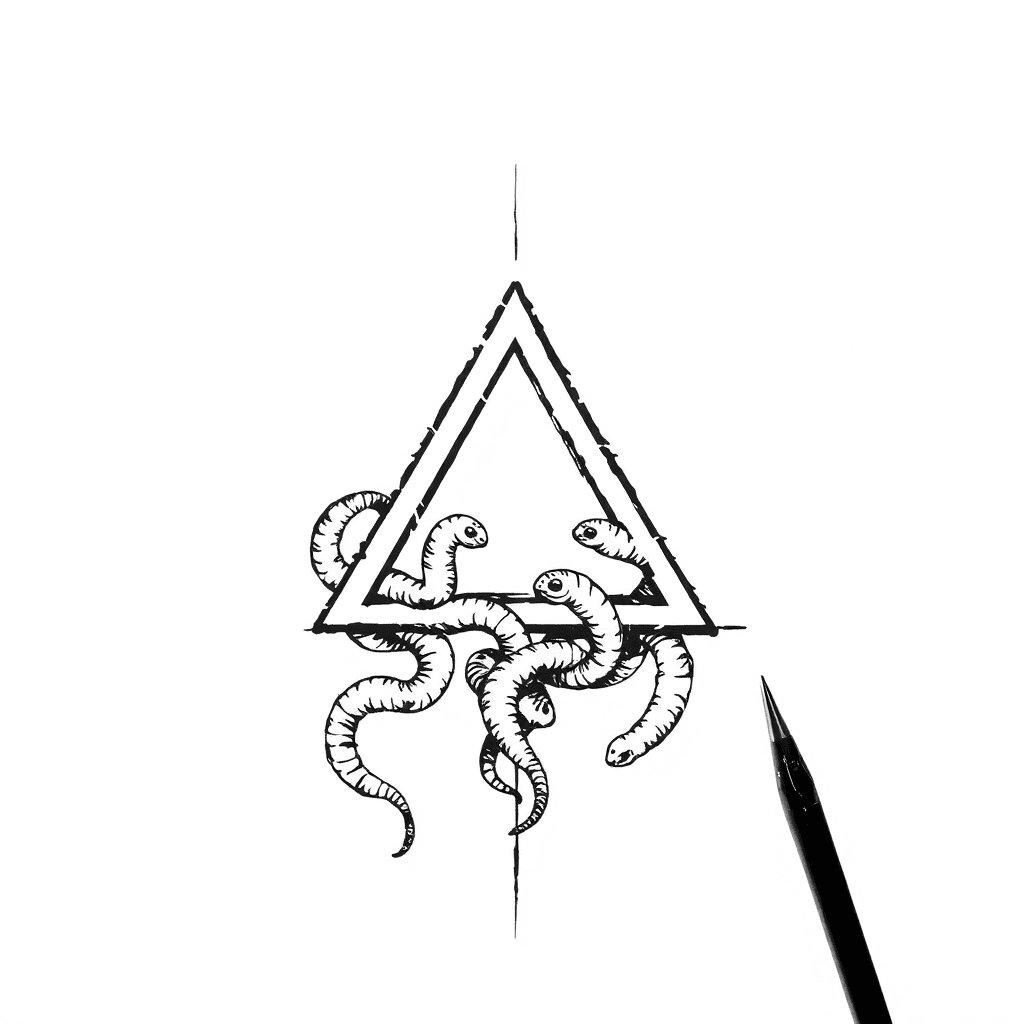 Illuminate Triangle With Worms