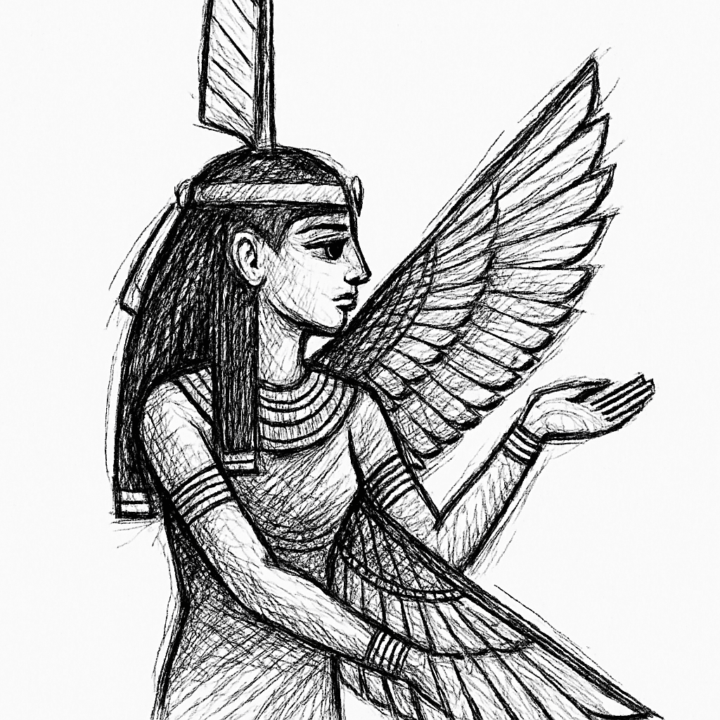 Goddess Ma'at Svg