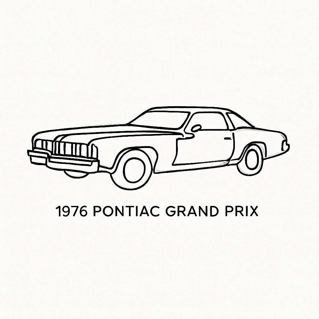 A 1976 Pontiac Grand Prix Outline