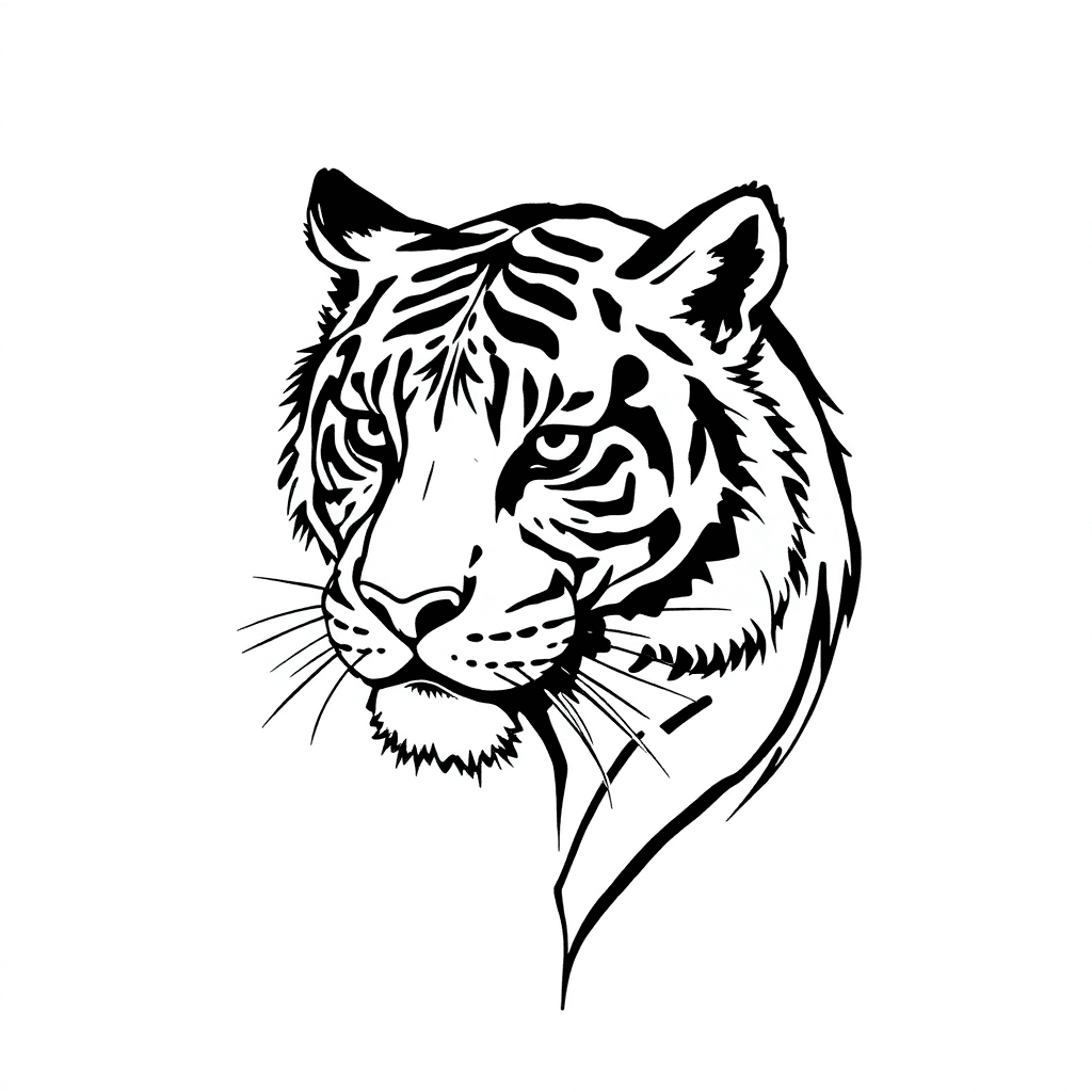 Un Tigre Con Lirios