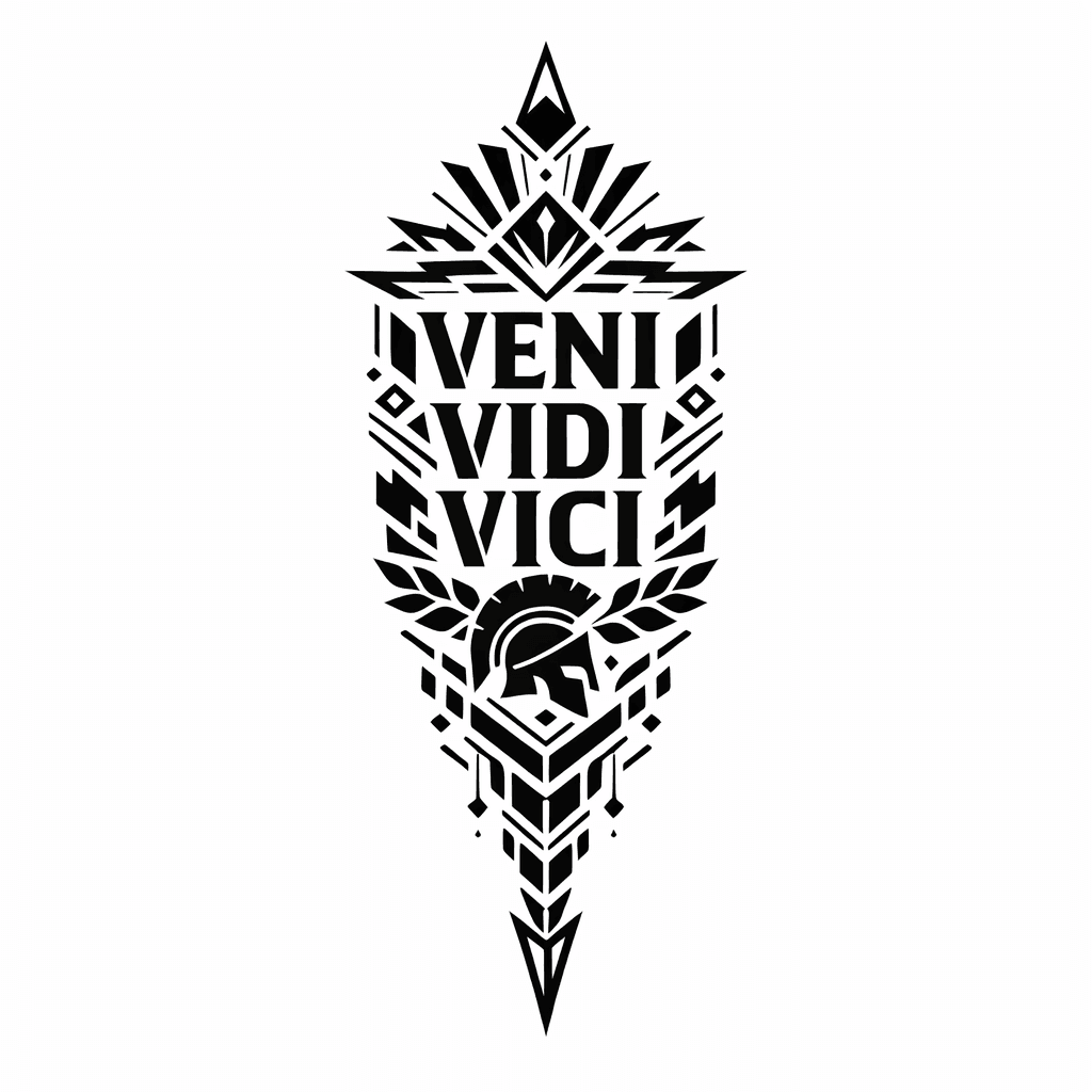 Veni Vidi Vici Tataooo Fro My Back Adn Fro My Chect Or On My Ribs