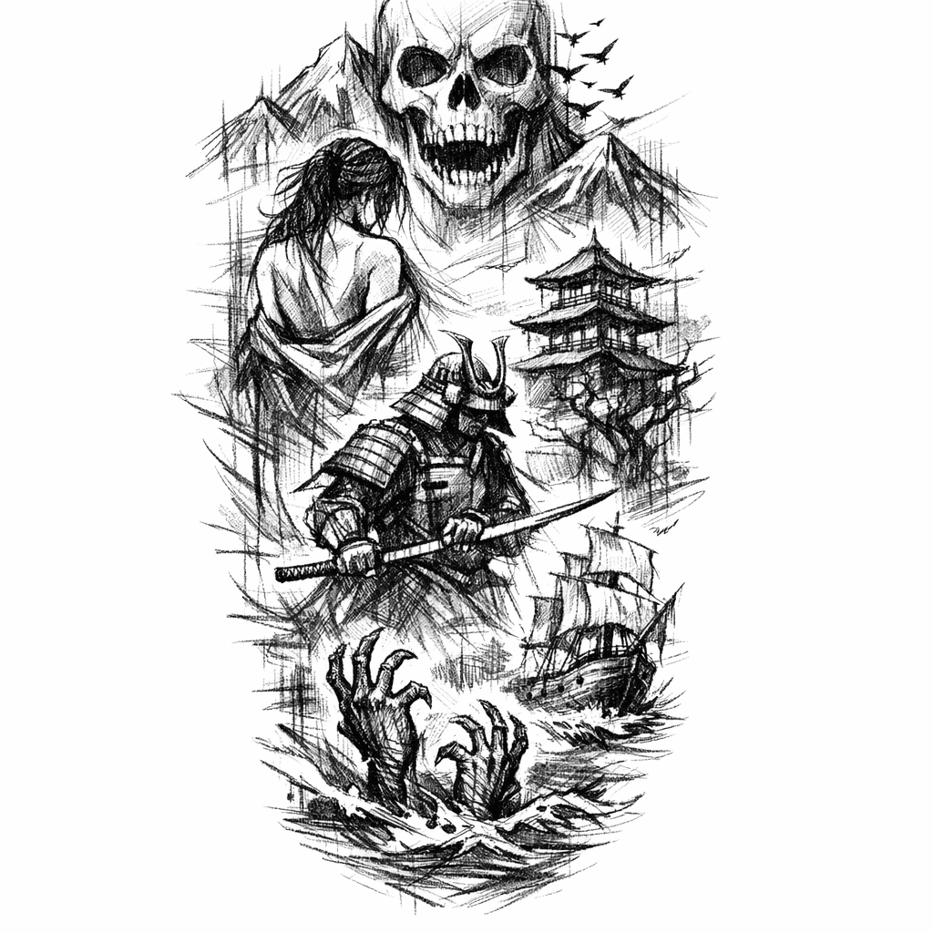A Whole Back Piece Tattoo