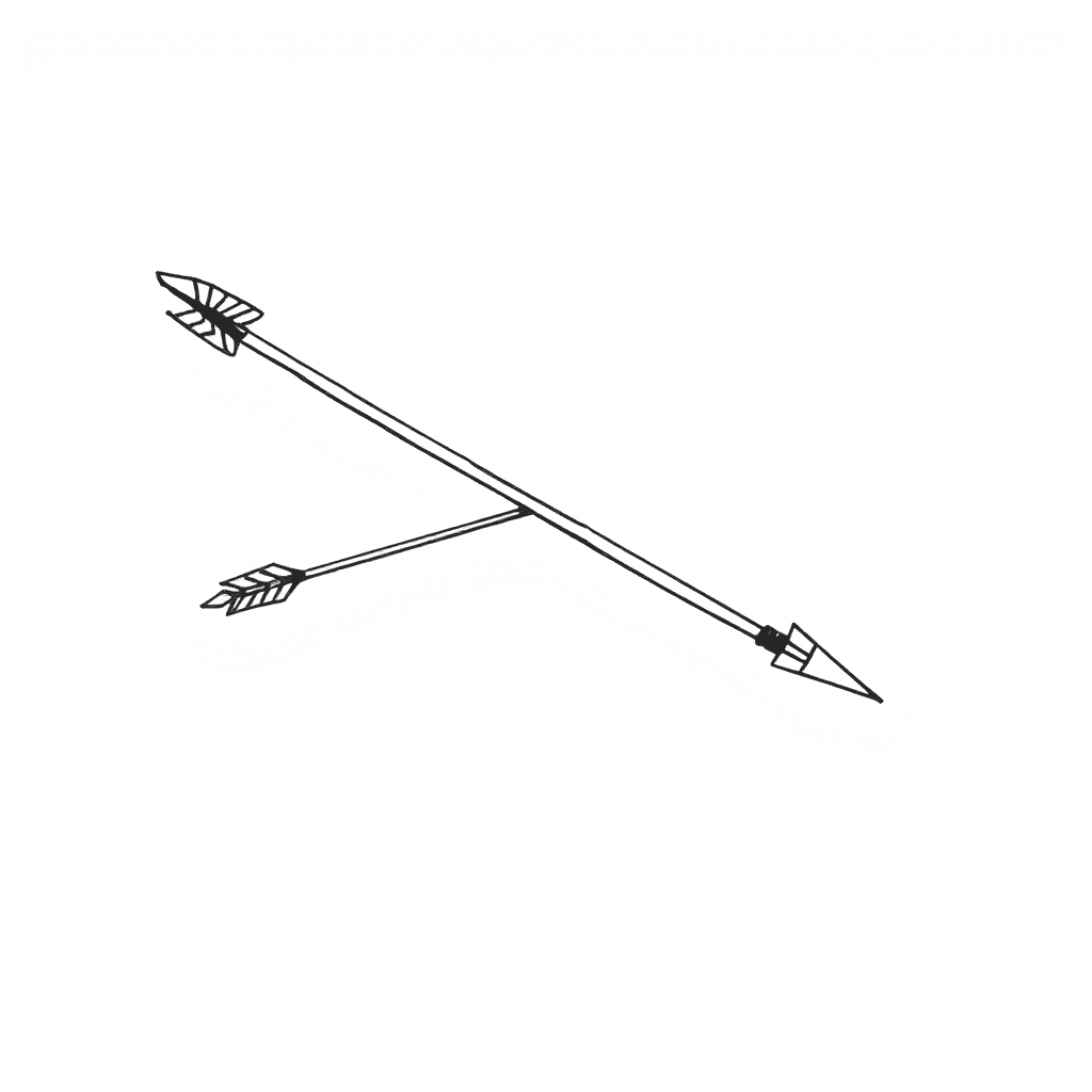 Enhanced Tattoo Design Concept:
imagine A Finely Rendered Bow And Arrow As The Centerpiece, Drawn In Clean, Crisp Lines. The Bow Now Features Delicate Dotwork Along Its Curve, Adding A Touch Of Textur