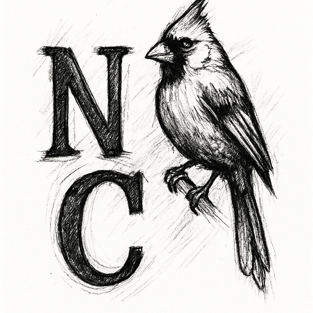 Nc Letter And A Cardinal