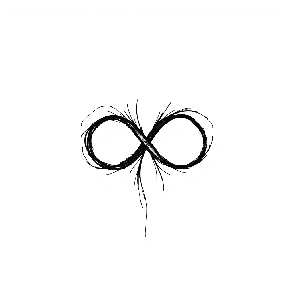 Infinity Symbol With Adrian And Deborah Intertwined