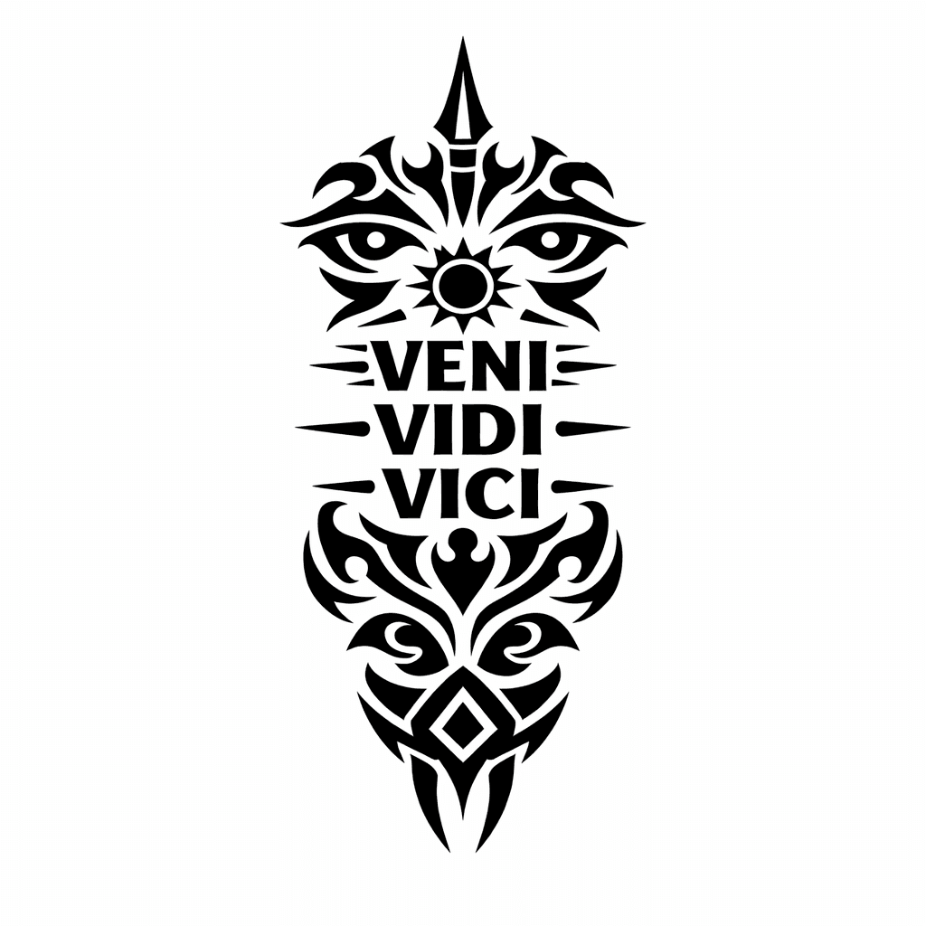 Veni Vidi Vici Horizontal And Simple But Looks Power Full