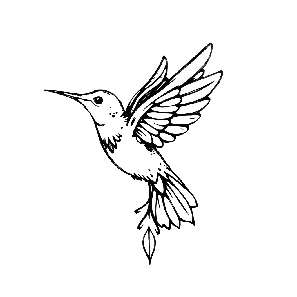 Hummingbird Celtic Design