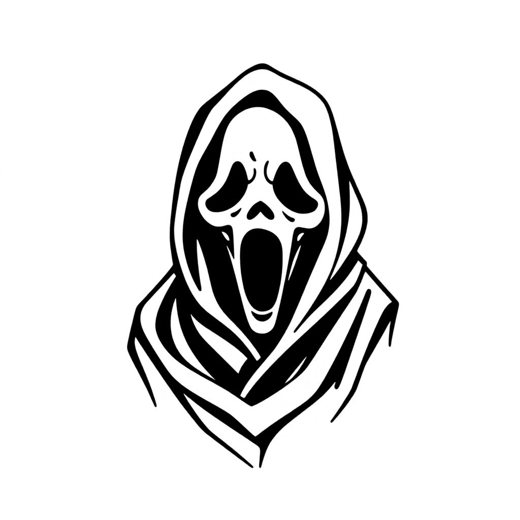 Scream Face With Robe On