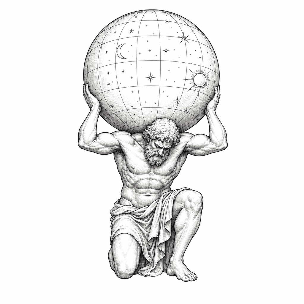 Atlas Holding Celestial Sphere