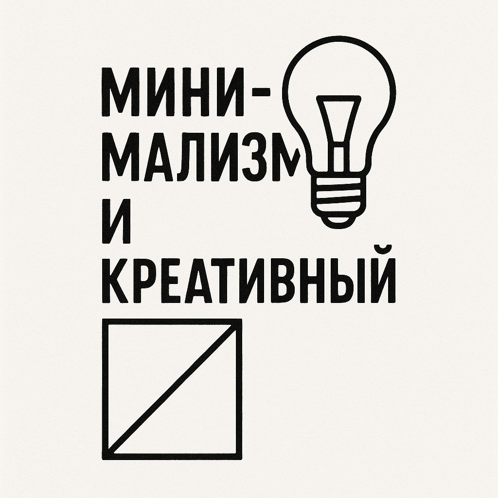 Минимализм И Креативный