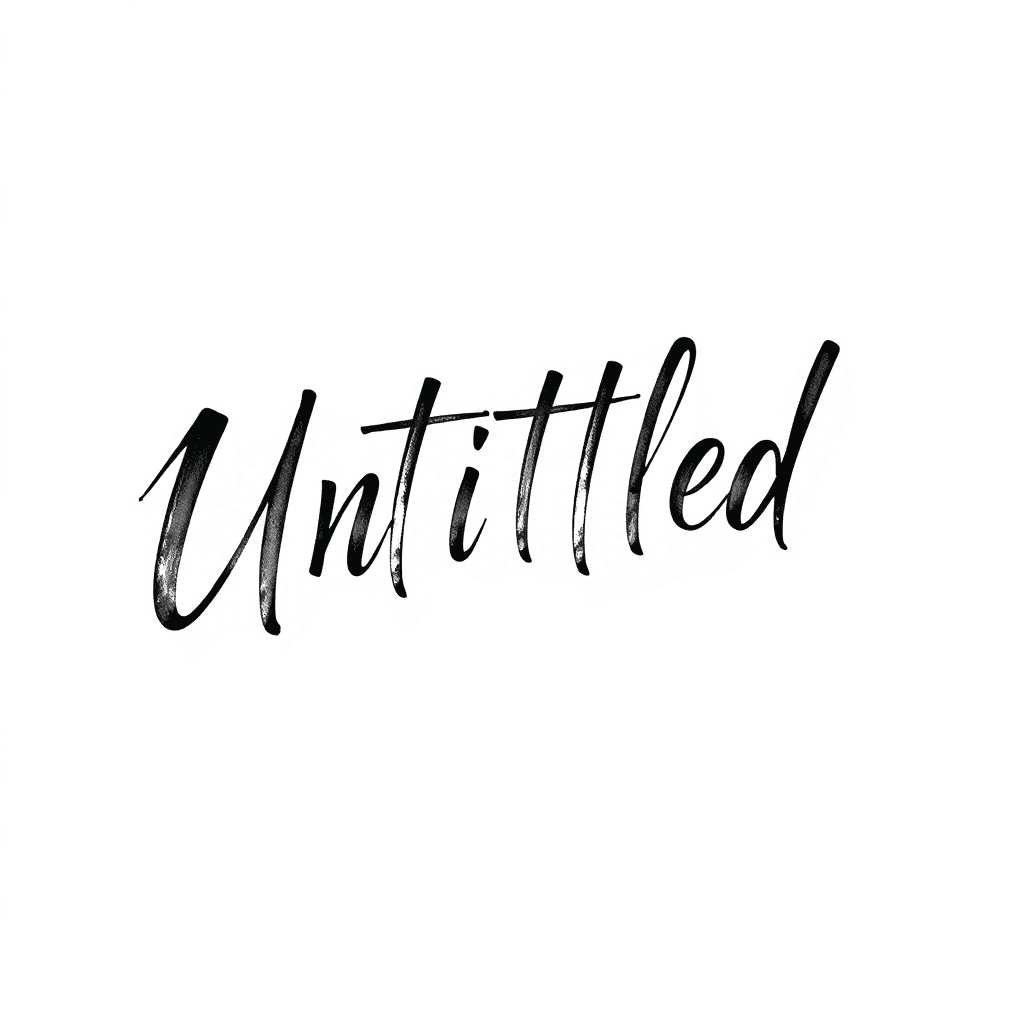 Calligraphy Of Untitled