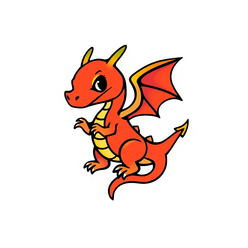 Small Cartoon Dragon