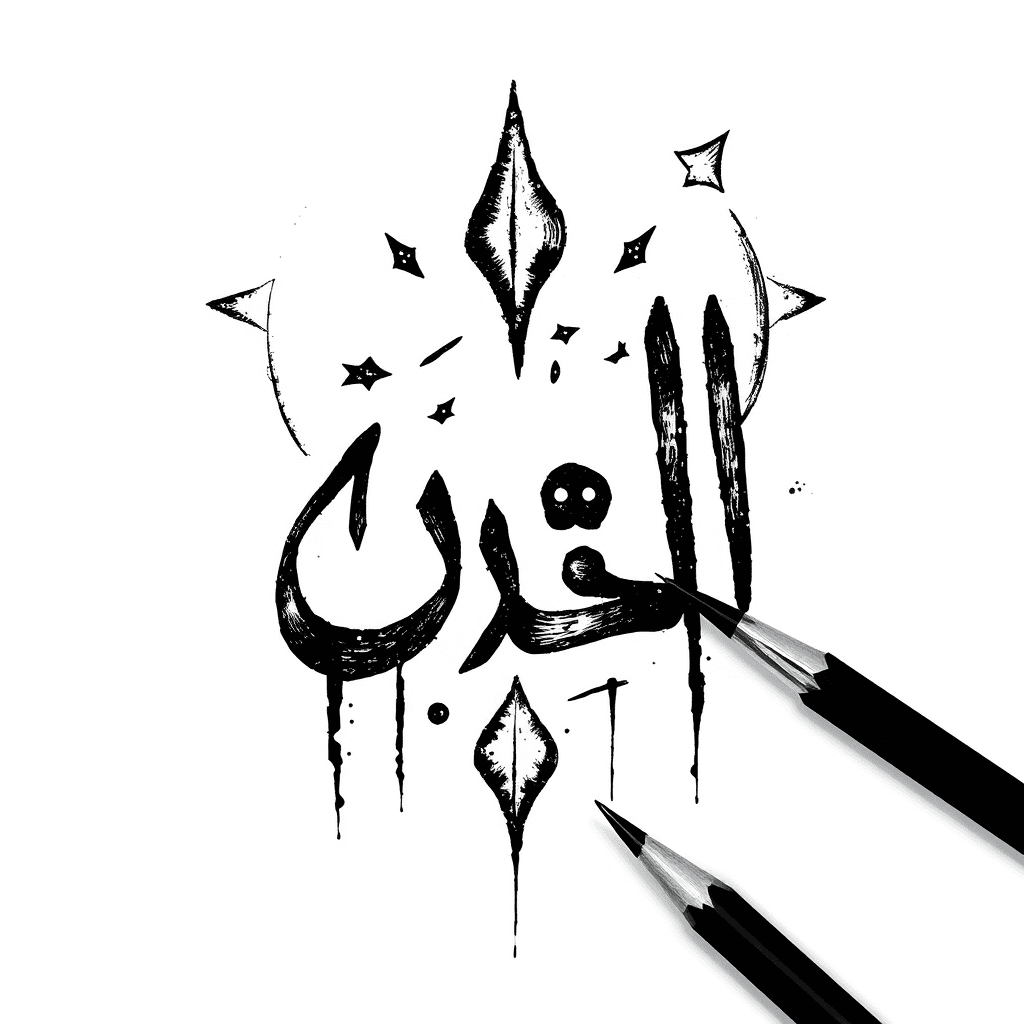 یک خالکوبی گرگی عصبانی که یک دختر با ترس بغله آن نشسته و گرگ را در آغوش گرفته به سبک نقاشی