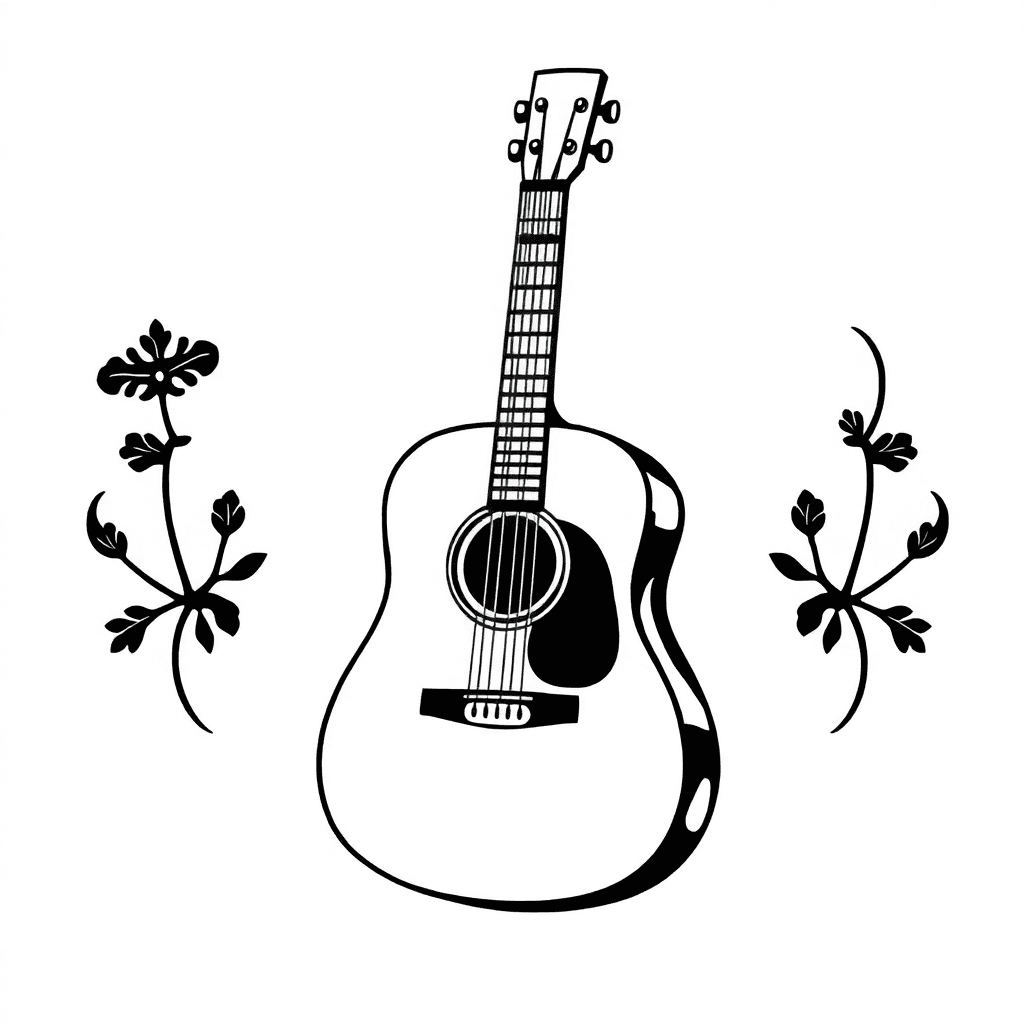 An Acoustic Guitar