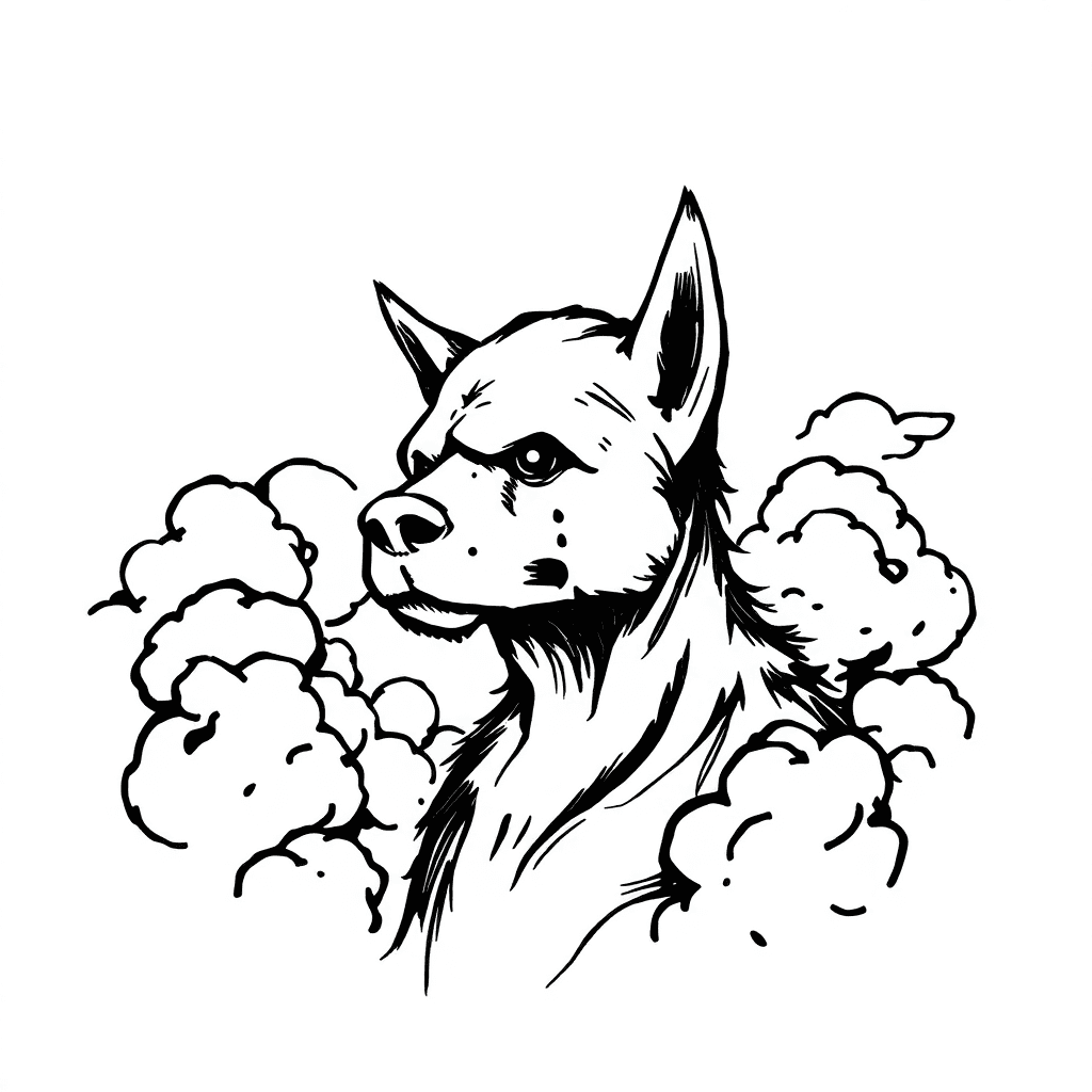 Misunderstood With Clouds In The Background An