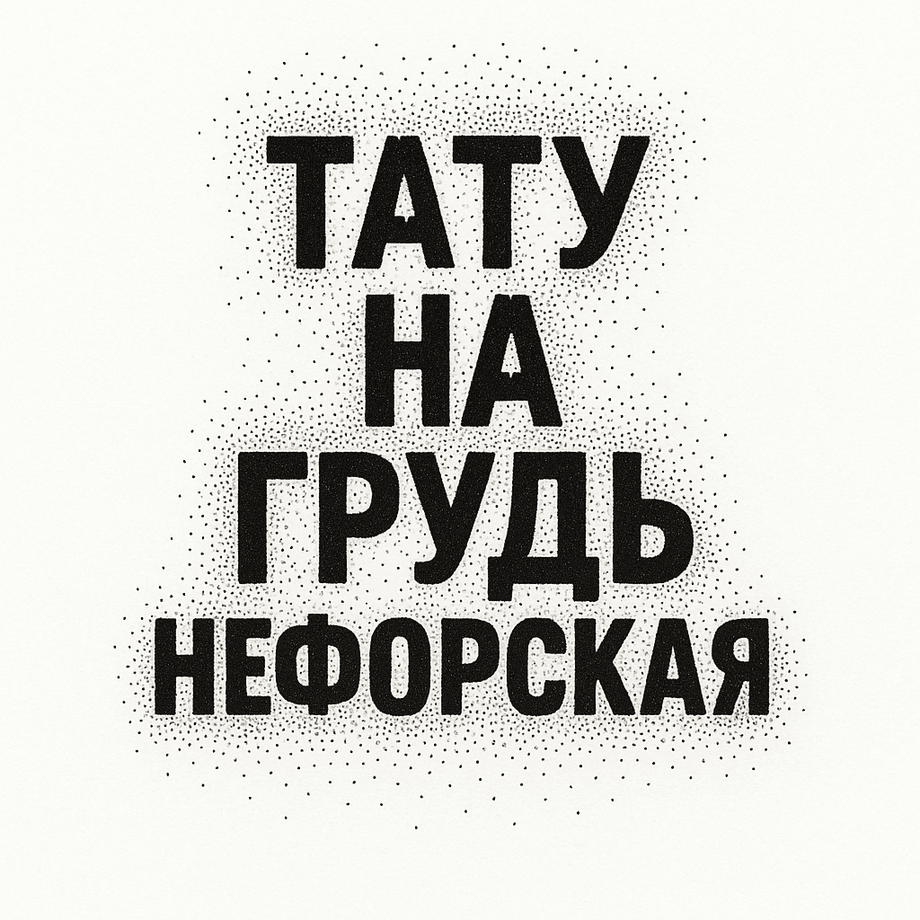 Тату На Грудь Нефорская