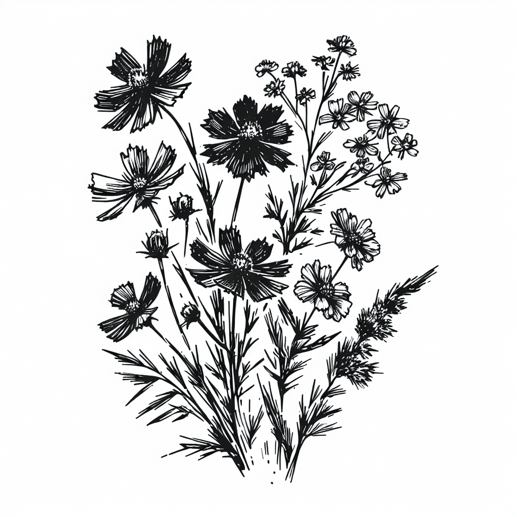 Wildblumen Arm Feminin