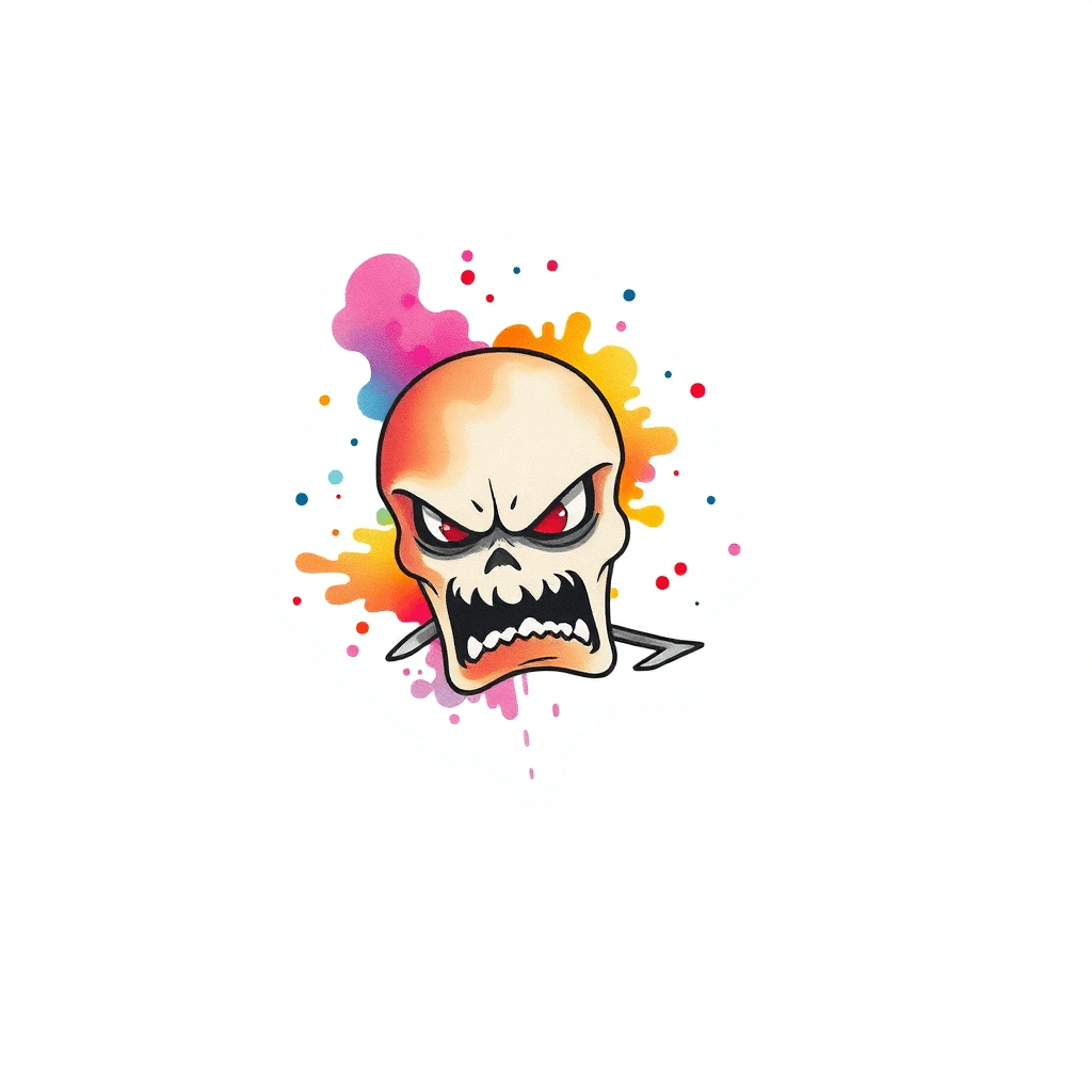 Please Create A Design That Expresses The Anger Caused By A Cancelled Trip. I’d Like It In A Watercolor Illustration Style. But, Please Don't Use Person.
