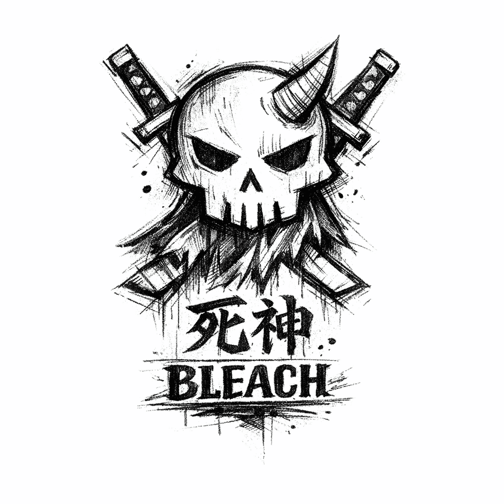 Bleach Anime Soul Reaper Badge Design
