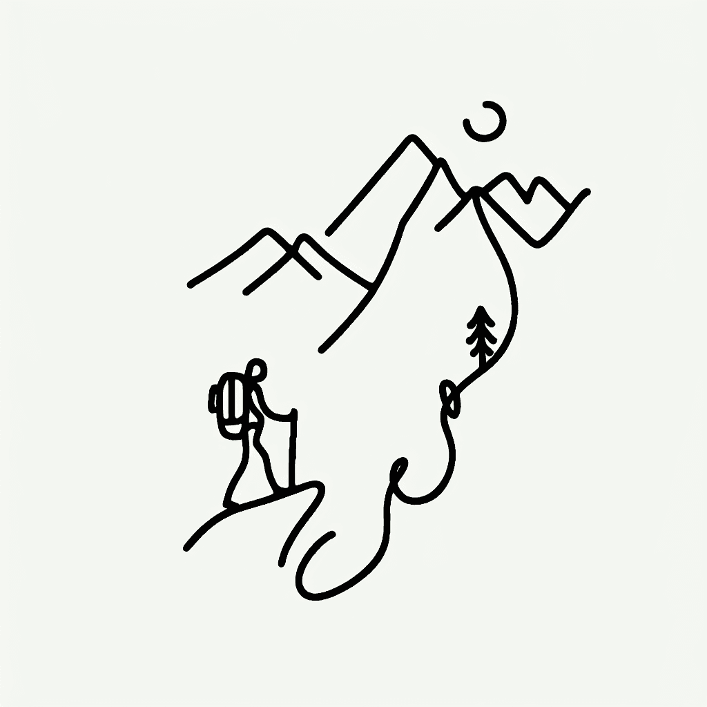 Small And Simple Line Work Tattoo About Adventures