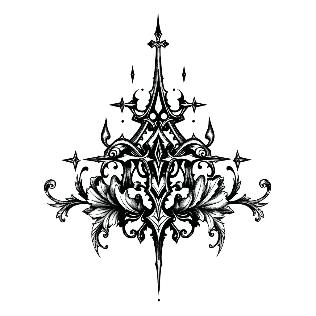 I Have Ix Xvi Tattoo I Want To Build On It And Cover It Up With Something