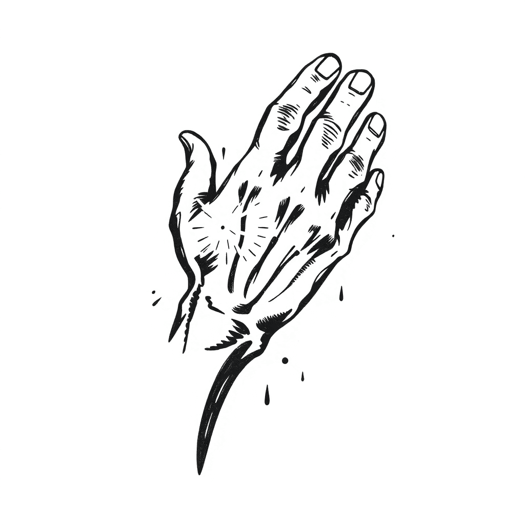 Welding Hand Tattoo
