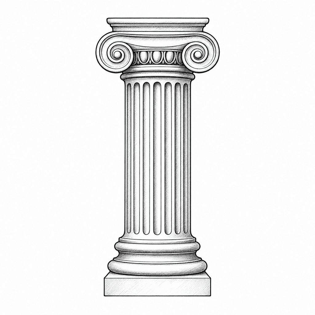 Greek Temple Column