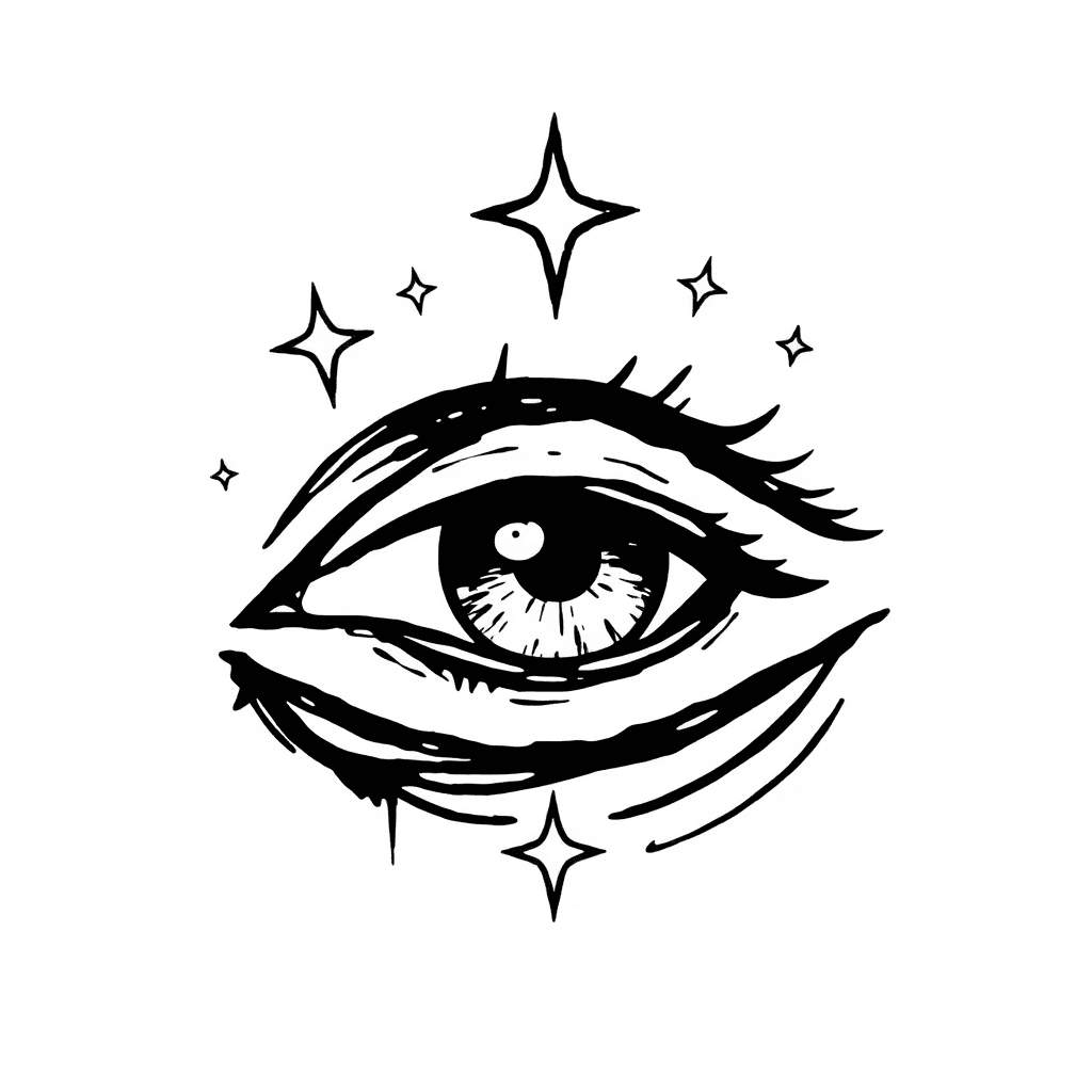 Eye With Stars