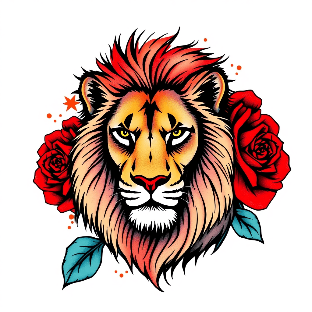 The Lion King And The Red Rose