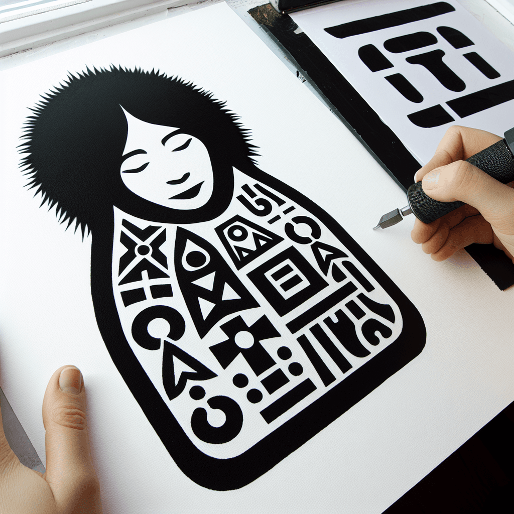 A Inuit Femaile Tribal Eskimo Tattoo