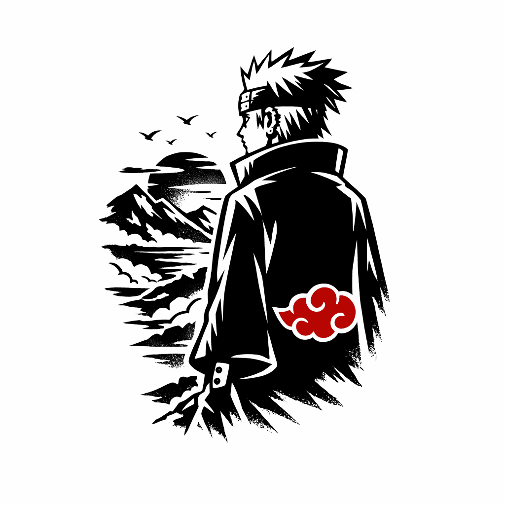 Pain De Naruto Mirando Al Horizonte