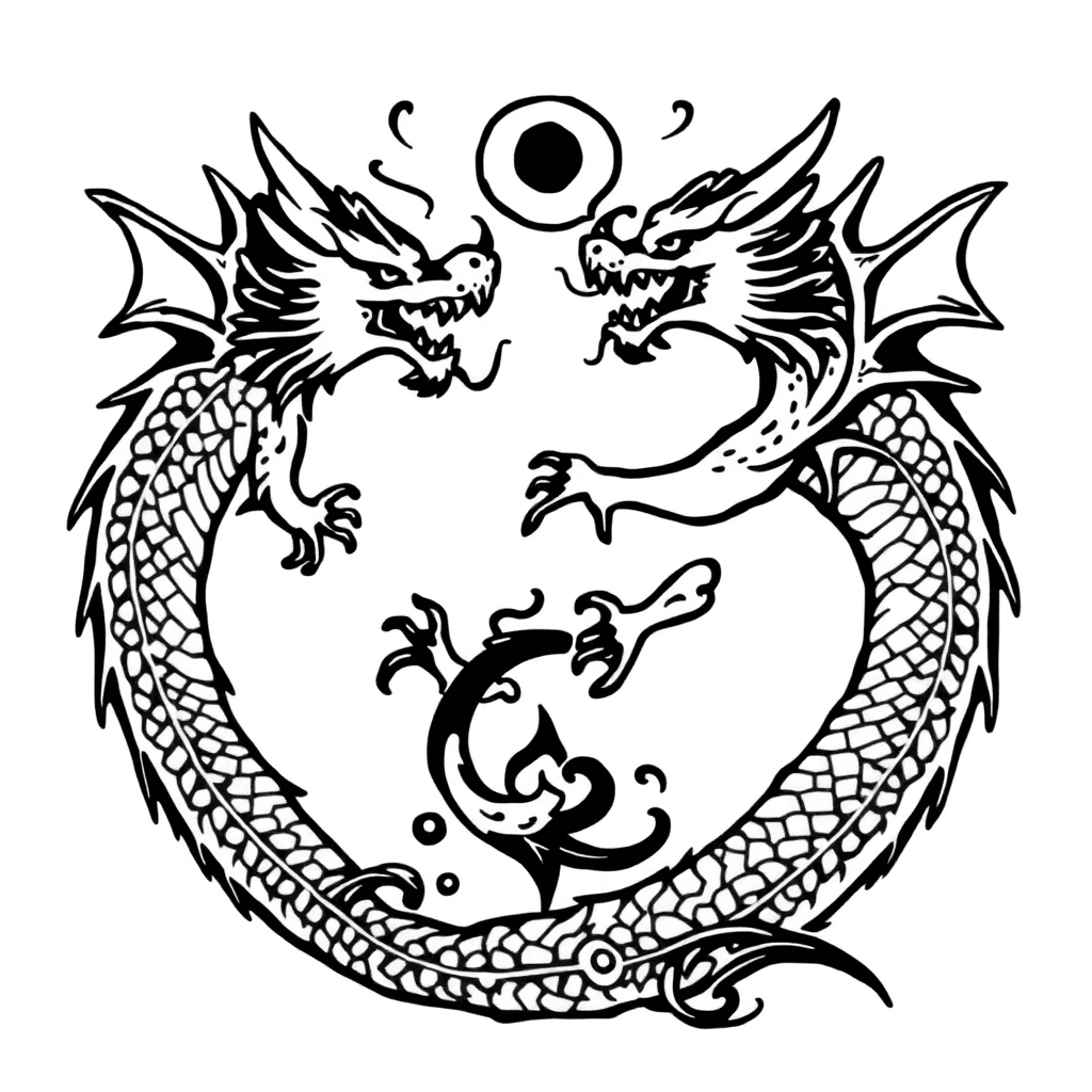 The Combination Of Dragons And Life And Karma