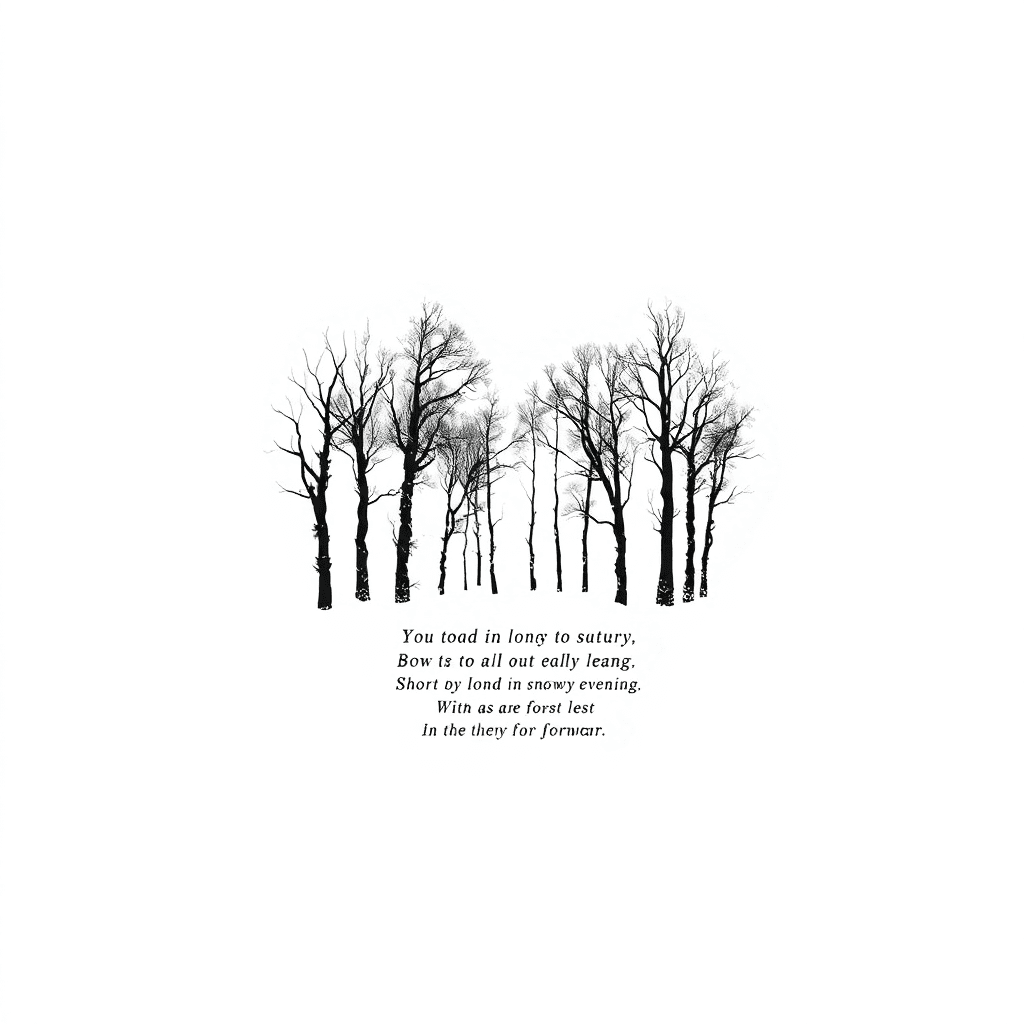 A Tattoo From My Forearm To My Shoulder, Of Nature Specifically The Woods. Along With The Last 4 Lines Of The Robert Frost Poem Stopping By Woods On A Snowy Evening. Snow