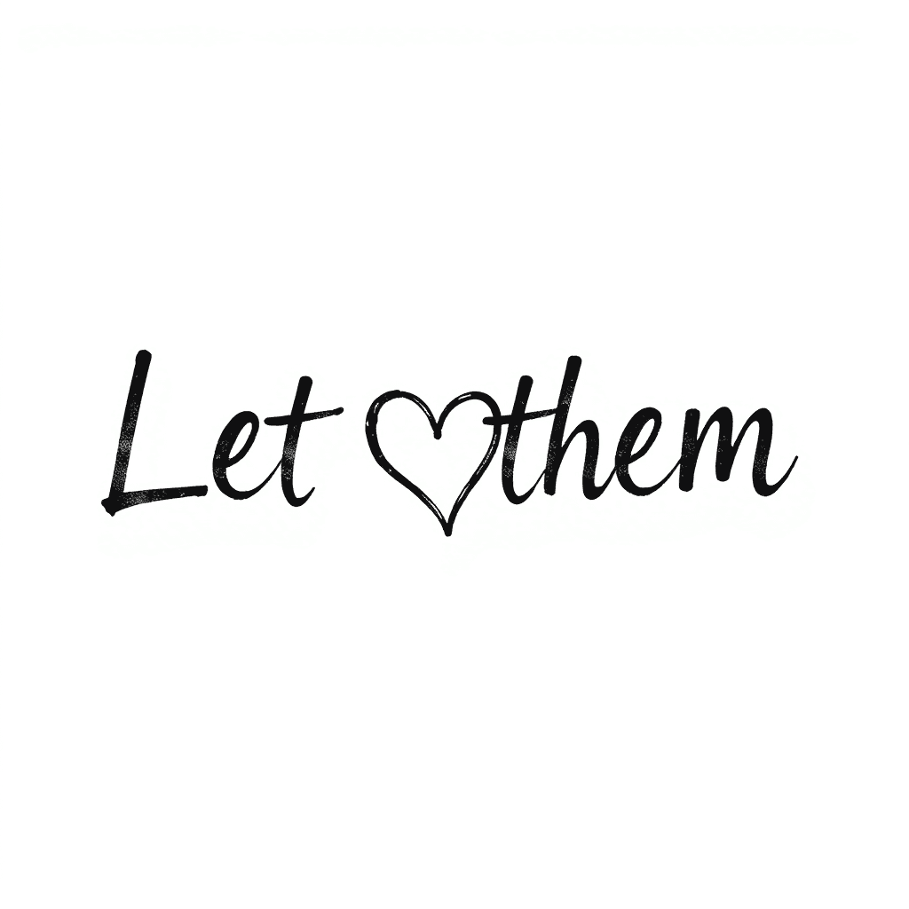The Words Let Them With Heart