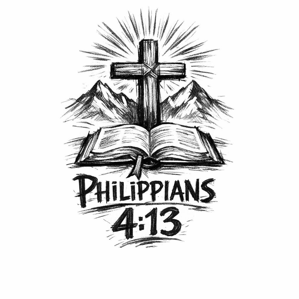 Sketch "Bible Verse Reference" Tattoo Design