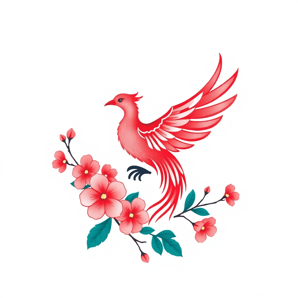 Phoenix And Flowers Sakura