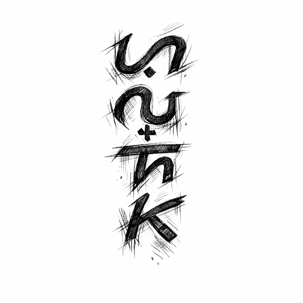 Baybayin Script Of My Last Name Lantaca/lantaka: ᜎᜈ᜔ᜆᜃ For The Back