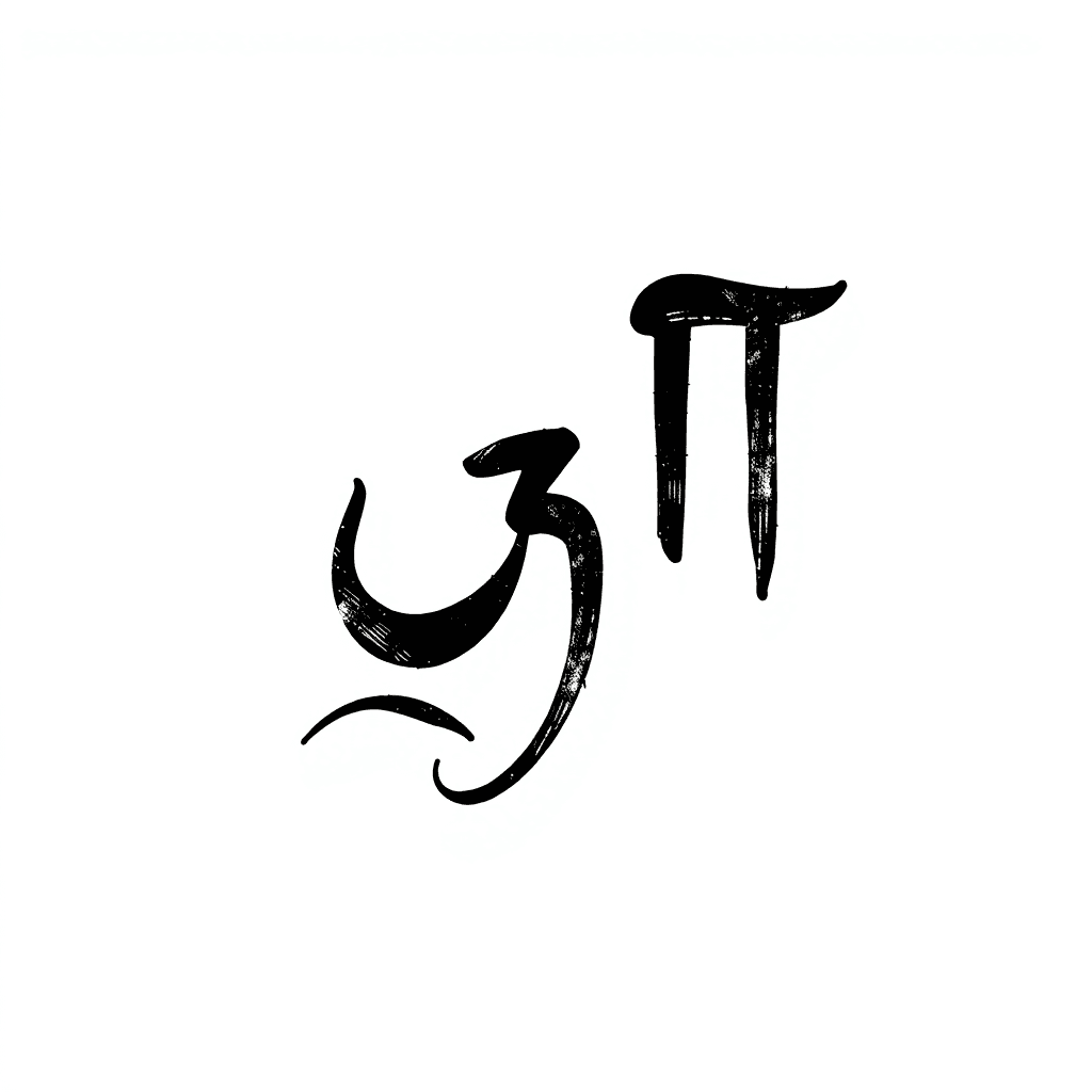 पंकज संग श्वेता Written In Indian Classic Traditional Calligraphy To Be Put In Invitation Card