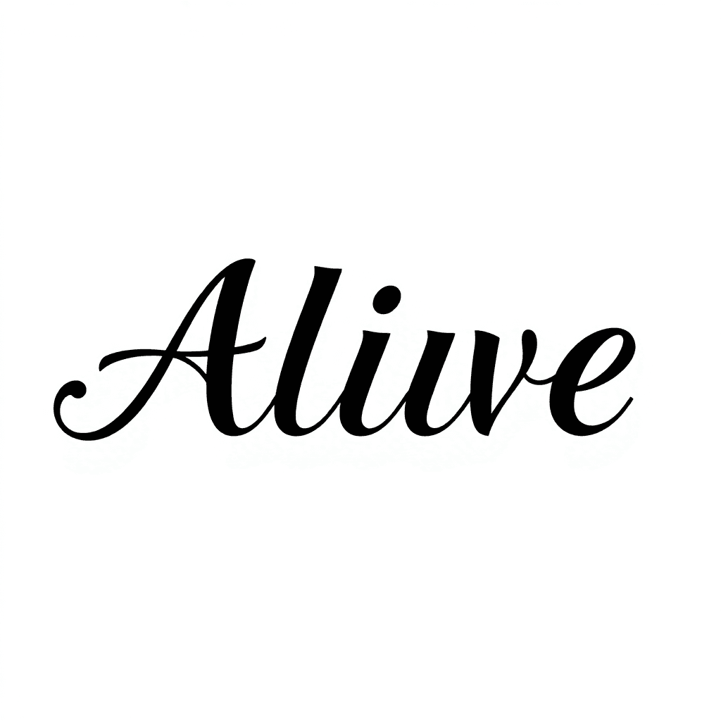 Alive Letters Tatto