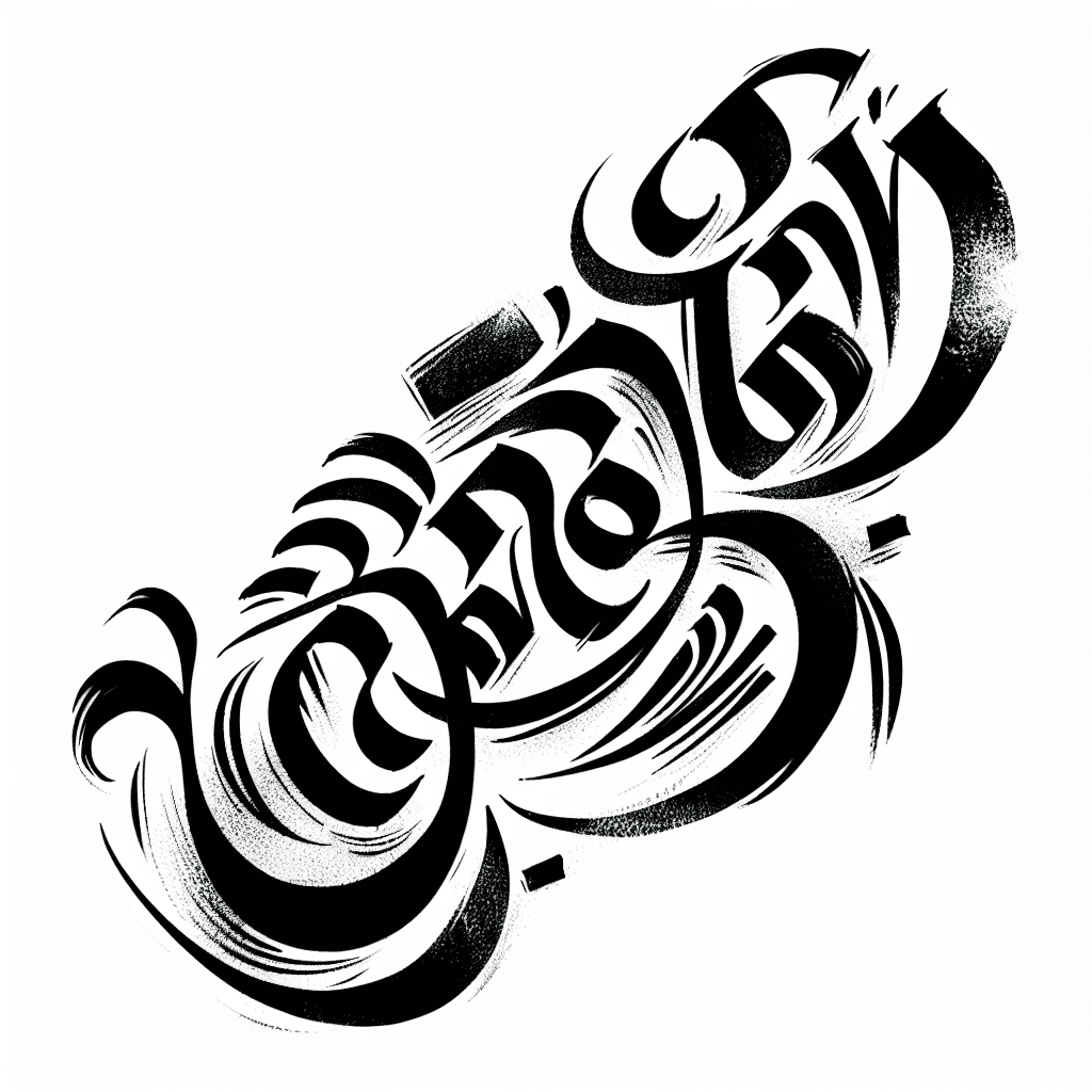 Generate A Tatto Design For The Malayalam Word "നിലനിൽപ്പ്" In Calligraphy Design