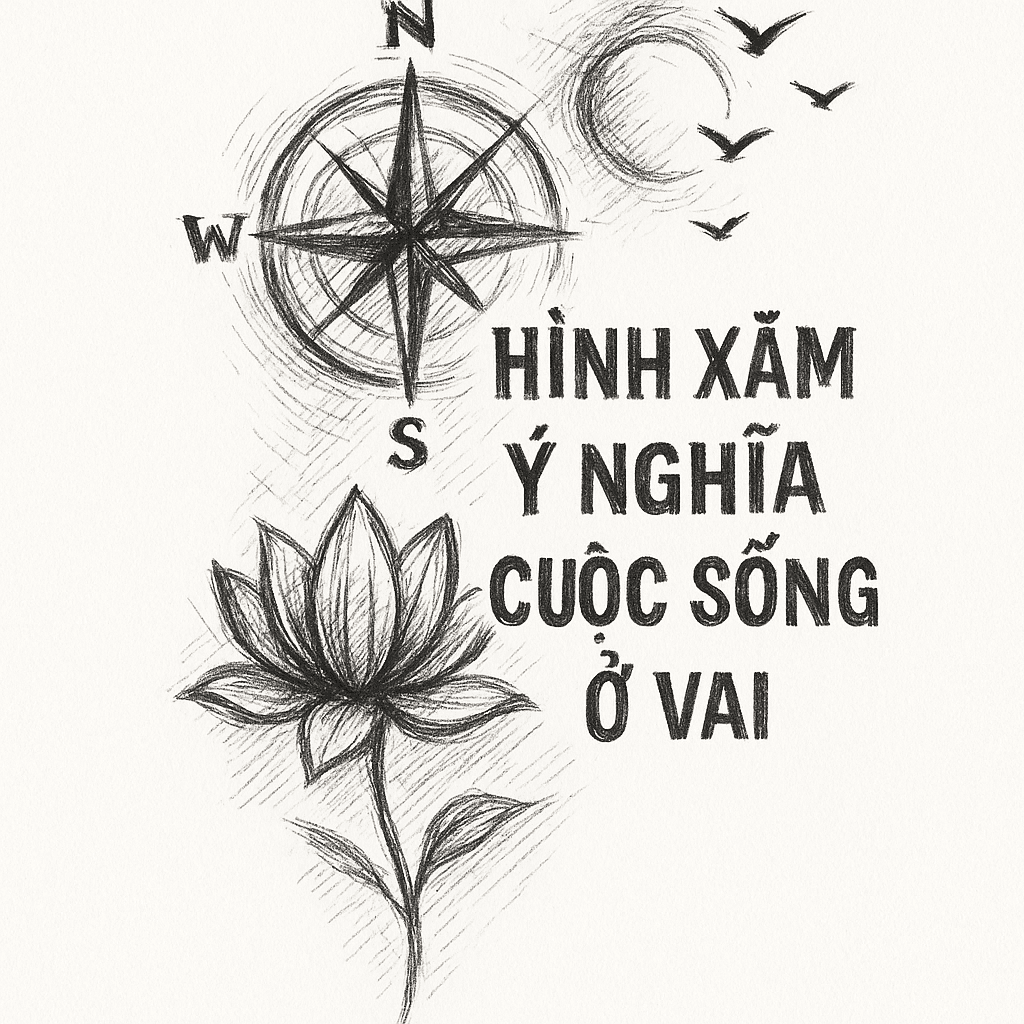 Hình Xăm Ý Nghĩa Cuộc Sống Ở Vai