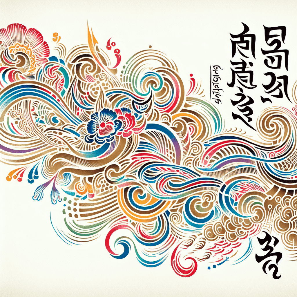 Om Mane Padme Humn In Ranjana Script