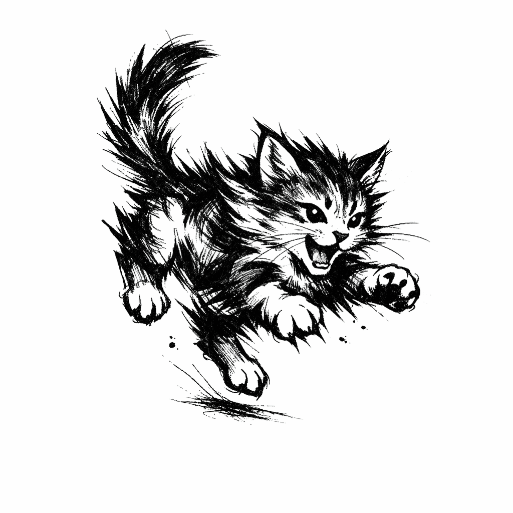 Dinamic Fluffy Cat