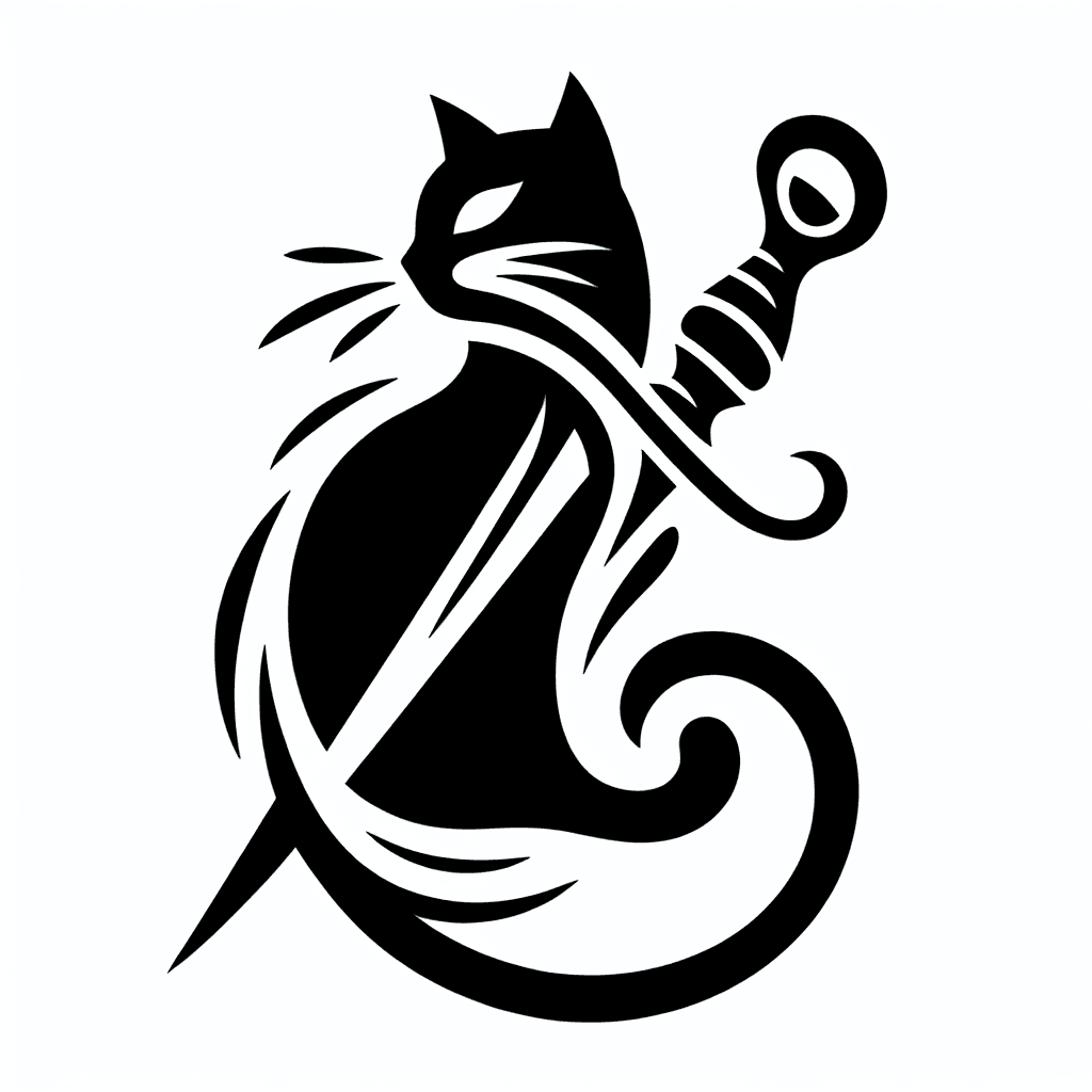 A Cat Stabbed In The Head With Dagger