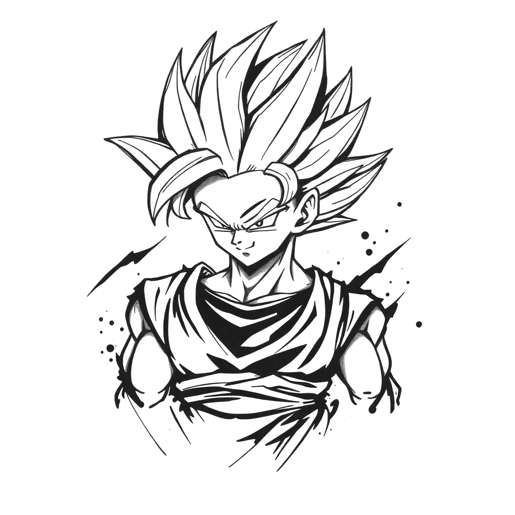 Gostaria De Uma Tatto Do Personagem Vegeta Dragon Ball Z